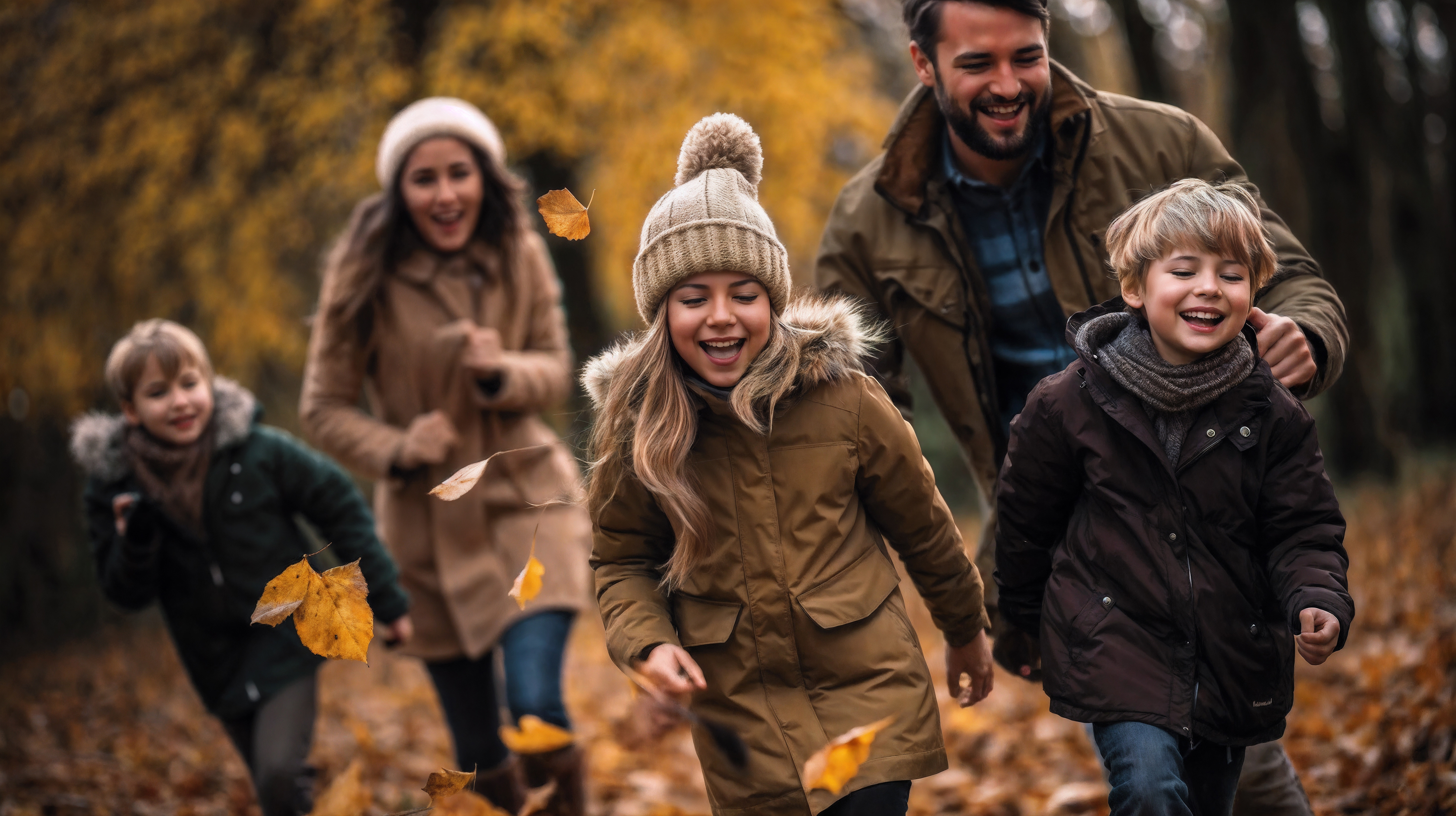 Image of family two parents and two children